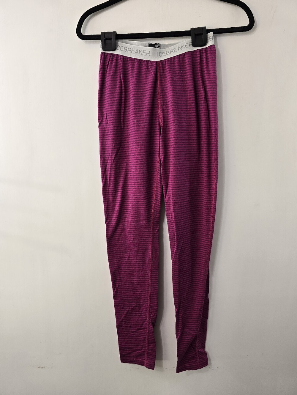 Icebreaker Merino 200 Bodyfit Wool Base Layer Leggings Winter Tights Pants Sz S